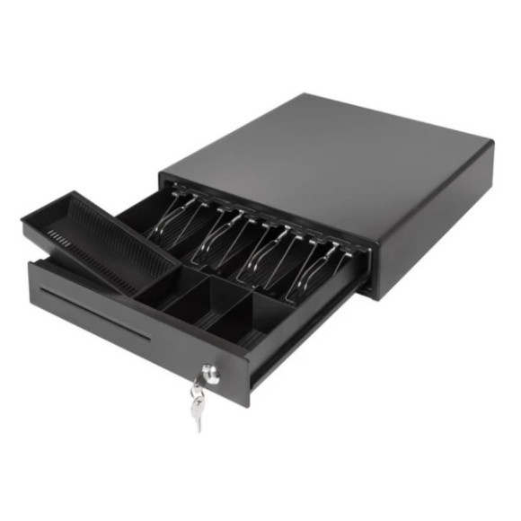 Денежный ящик PayTor HT-335P мех.,4куп/3монет PUSH черный