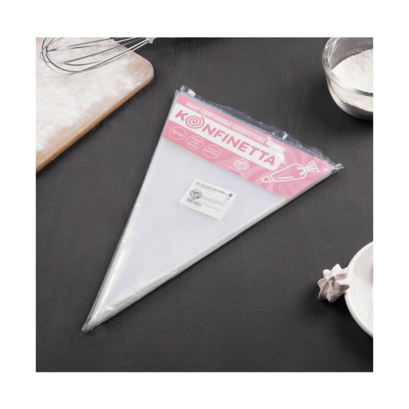 Мешки кондитерские набор (однораз.)33*19см 50 шт Мешки кондитерские набор (однораз.)33*19см 50 шт