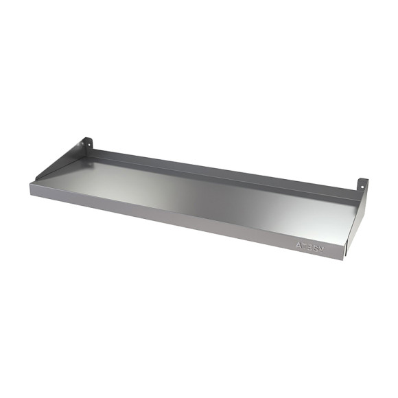 Полка настенная кухонная Atesy ПНК-С-1800.400-02 (1800х400мм, AISI 430) Полка настенная кухонная Atesy ПНК-С-1800.400-02 (1800х400мм, AISI 430)